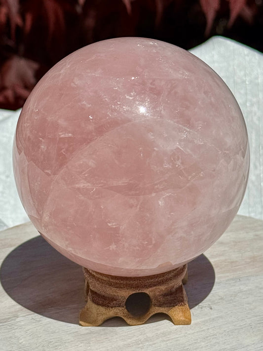 Rose Quartz Sphere - 94 MM