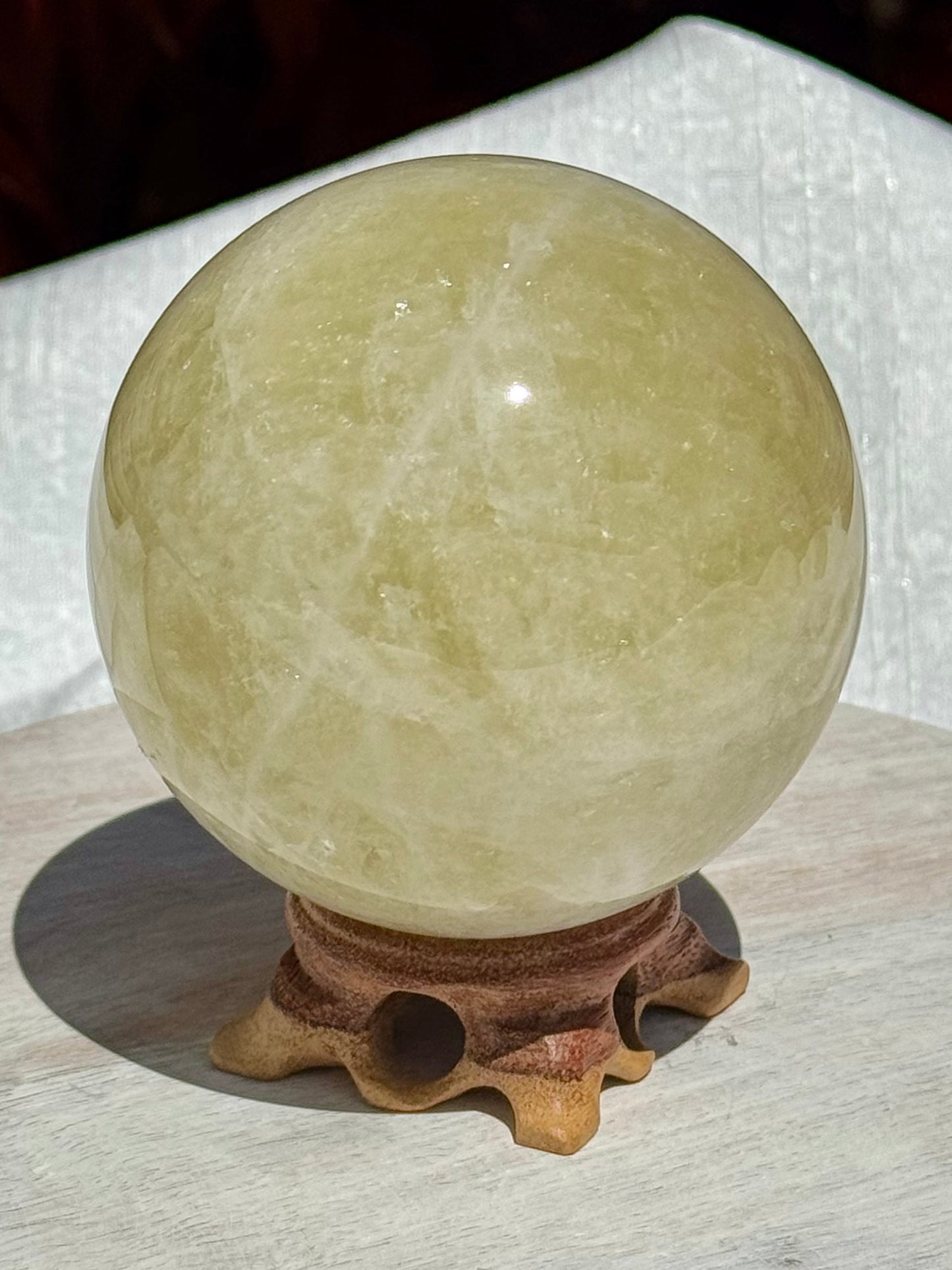 Citrine Sphere - 84 MM