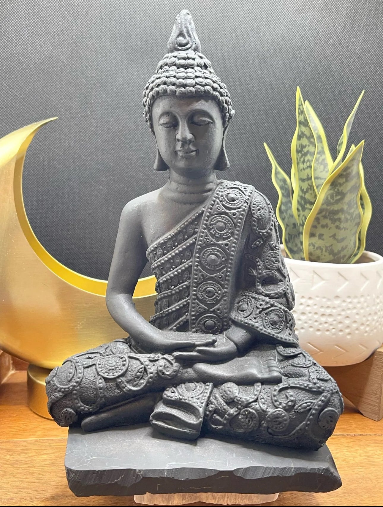 Shungite Buddha