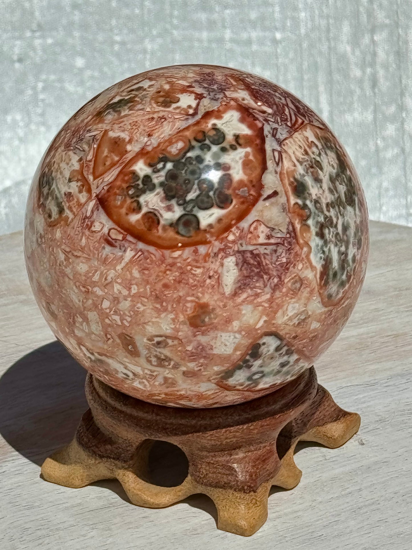 Leopard Skin Jasper Sphere