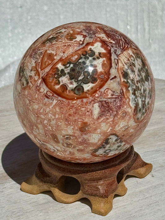 Leopard Skin Jasper Sphere