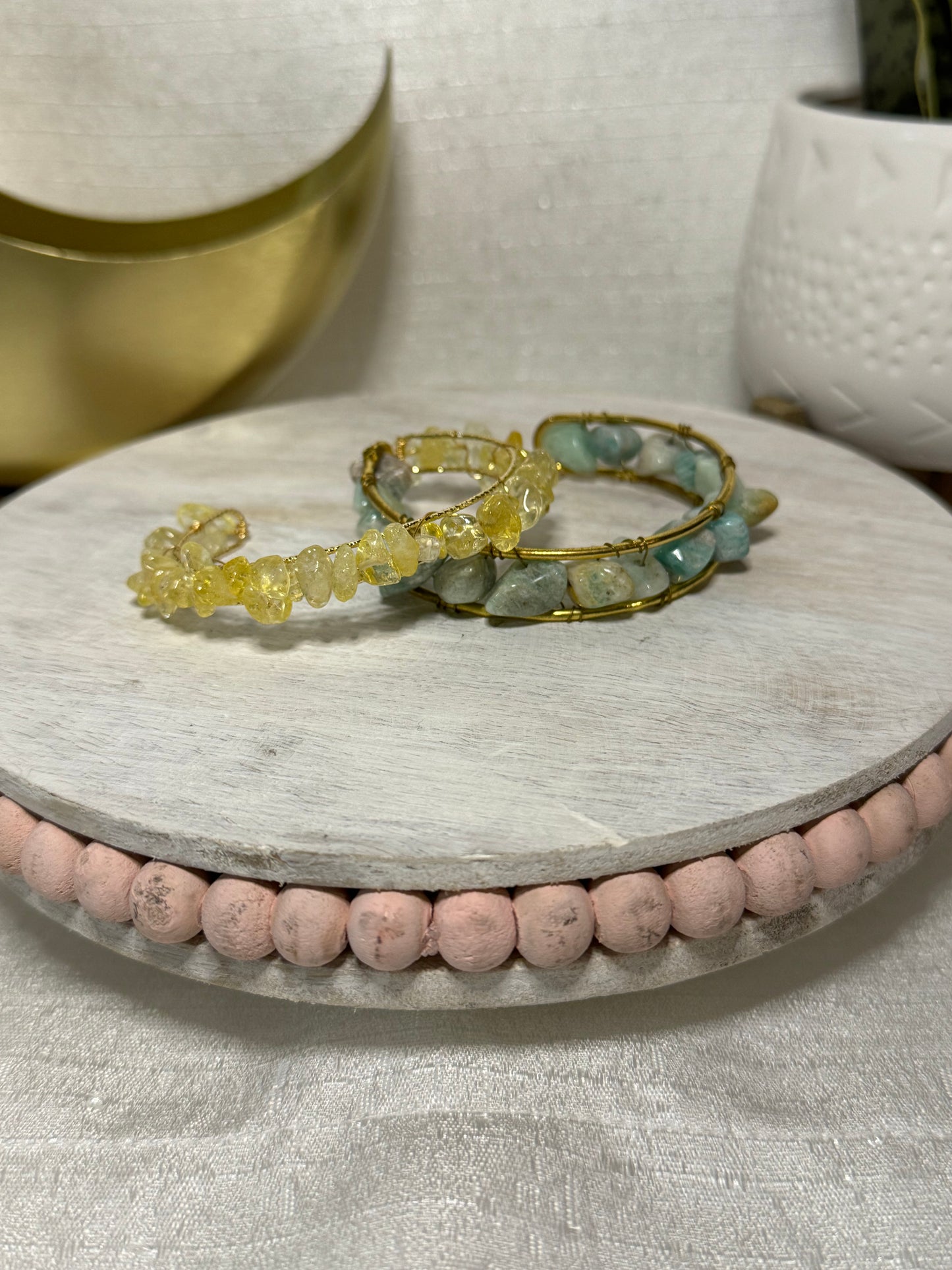 Caribbean Calcite Cuff Bracelet